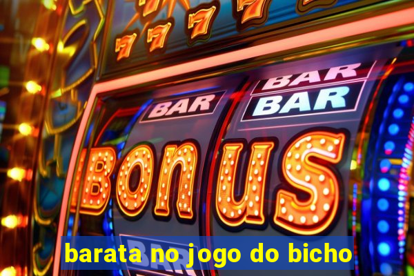 barata no jogo do bicho